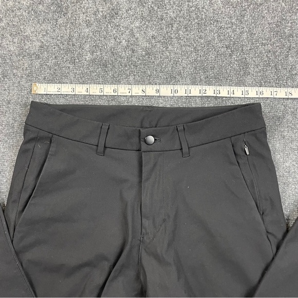 LULULEMON Mens Black Commission Part Classic Warpstreme 30” Pants size: 31 - Picture 7 of 11